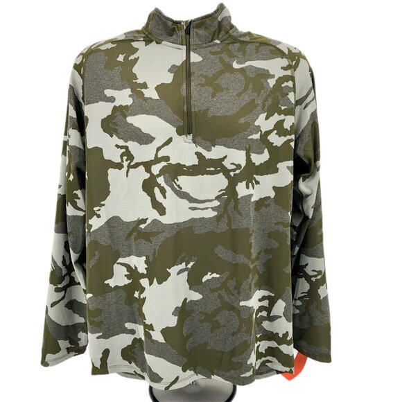 Nike Green Camouflage Basic JacketBreathable and Lightweight